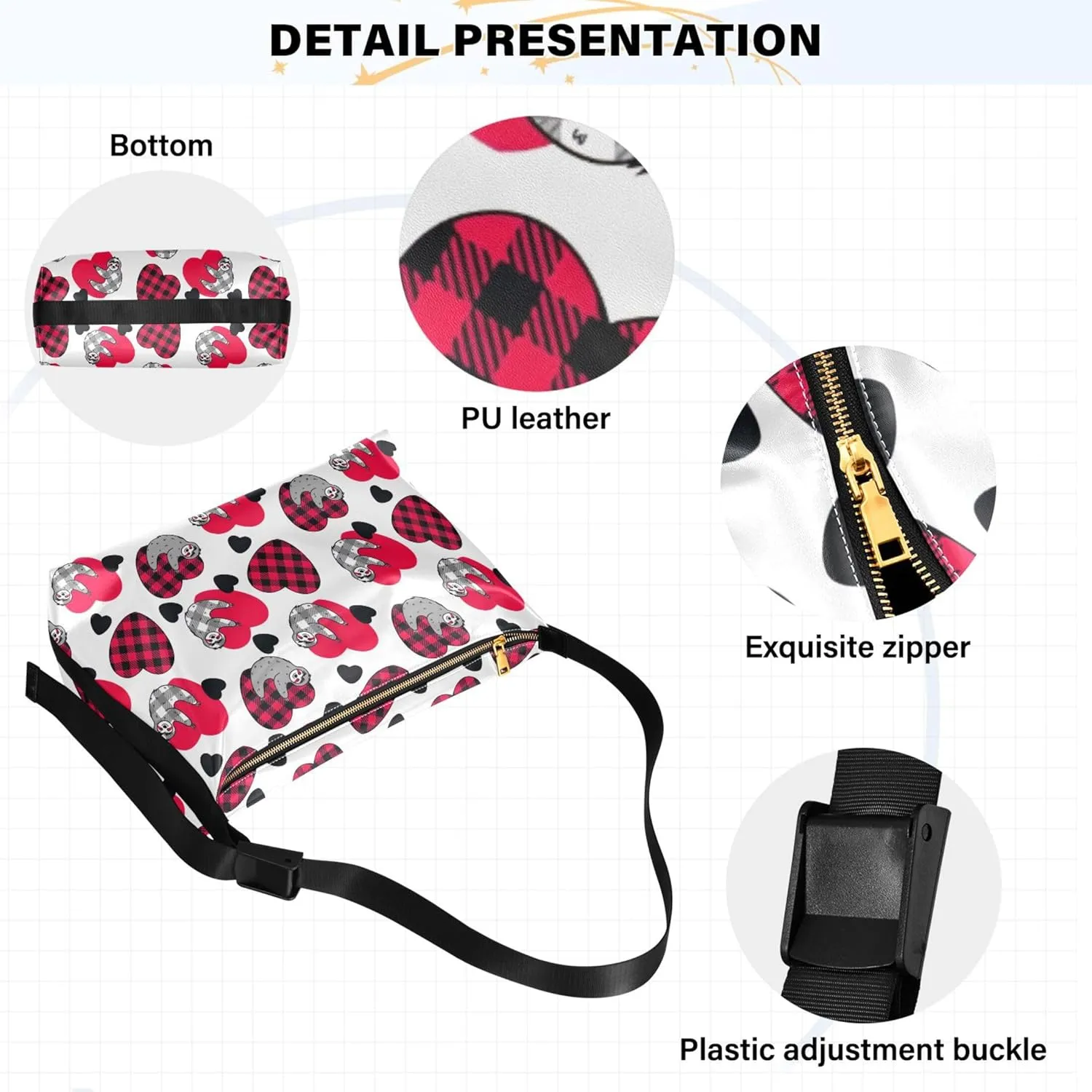 Cute Cartoon Crocodile Funny Soft PU Leather Hobo Bags Cross Body Men Bag Floral Animal Print Womens Shoulder Purse