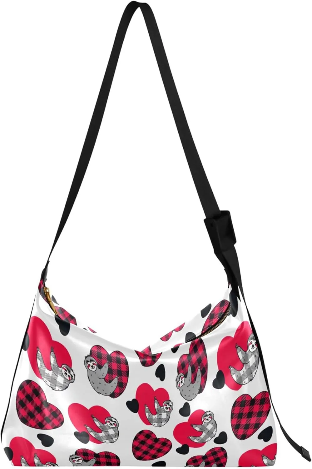 Cute Cartoon Crocodile Funny Soft PU Leather Hobo Bags Cross Body Men Bag Floral Animal Print Womens Shoulder Purse
