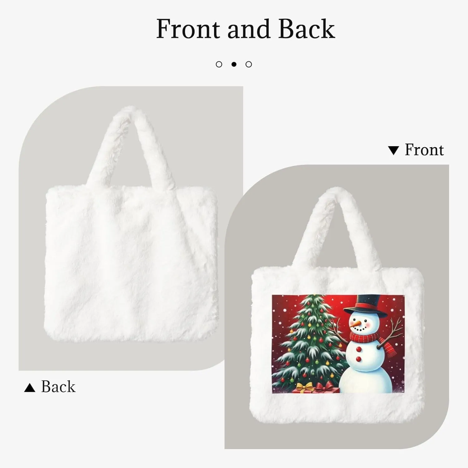 Cute Fuzzy Purse Fluffy Shoulder Bag Plush Furry Tote Bag Aesthetic Purse