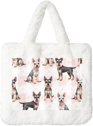 Cute Fuzzy Purse Fluffy Shoulder Bag Plush Furry Tote Bag Aesthetic Purse