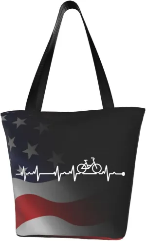 Cycling Heartbeat Fashion Shoulder Bag Large Capacity For Man Or Woman