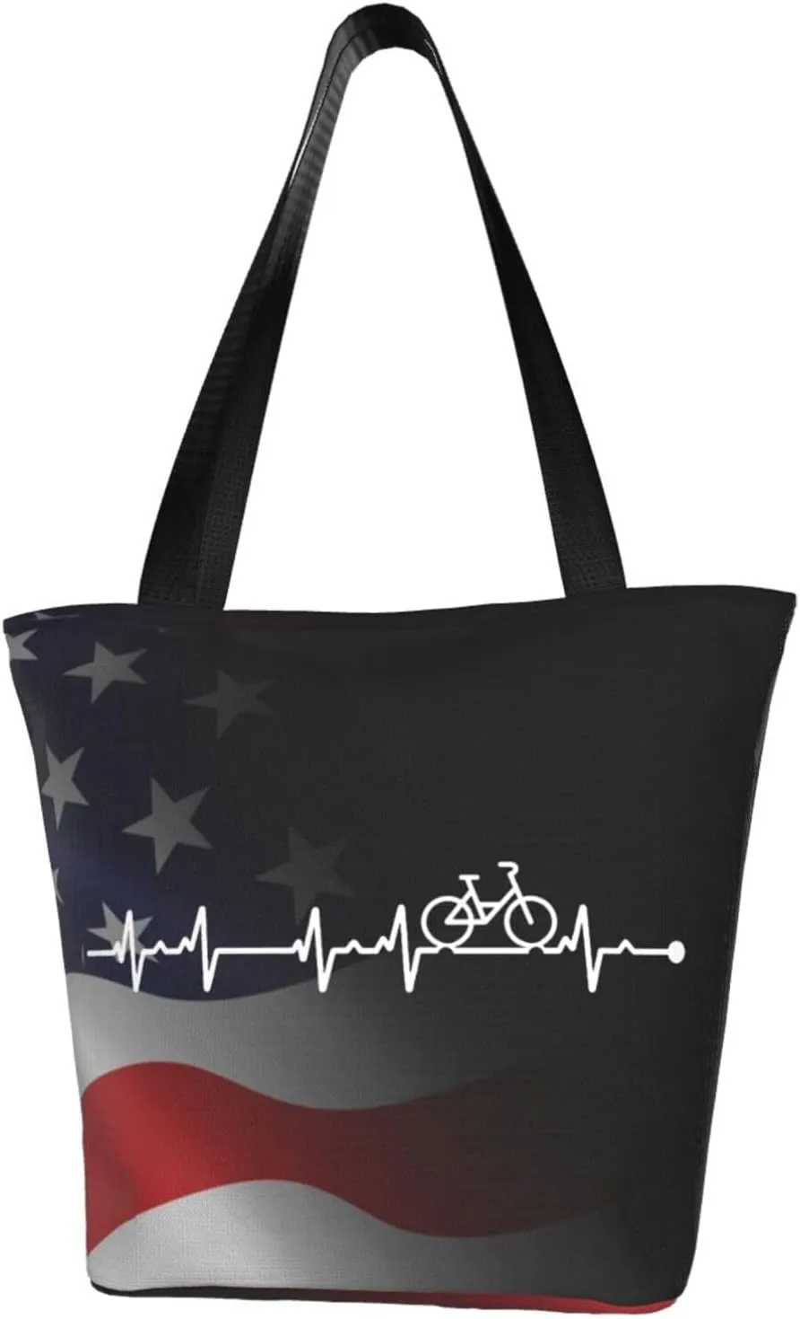 Cycling Heartbeat Fashion Shoulder Bag Large Capacity For Man Or Woman