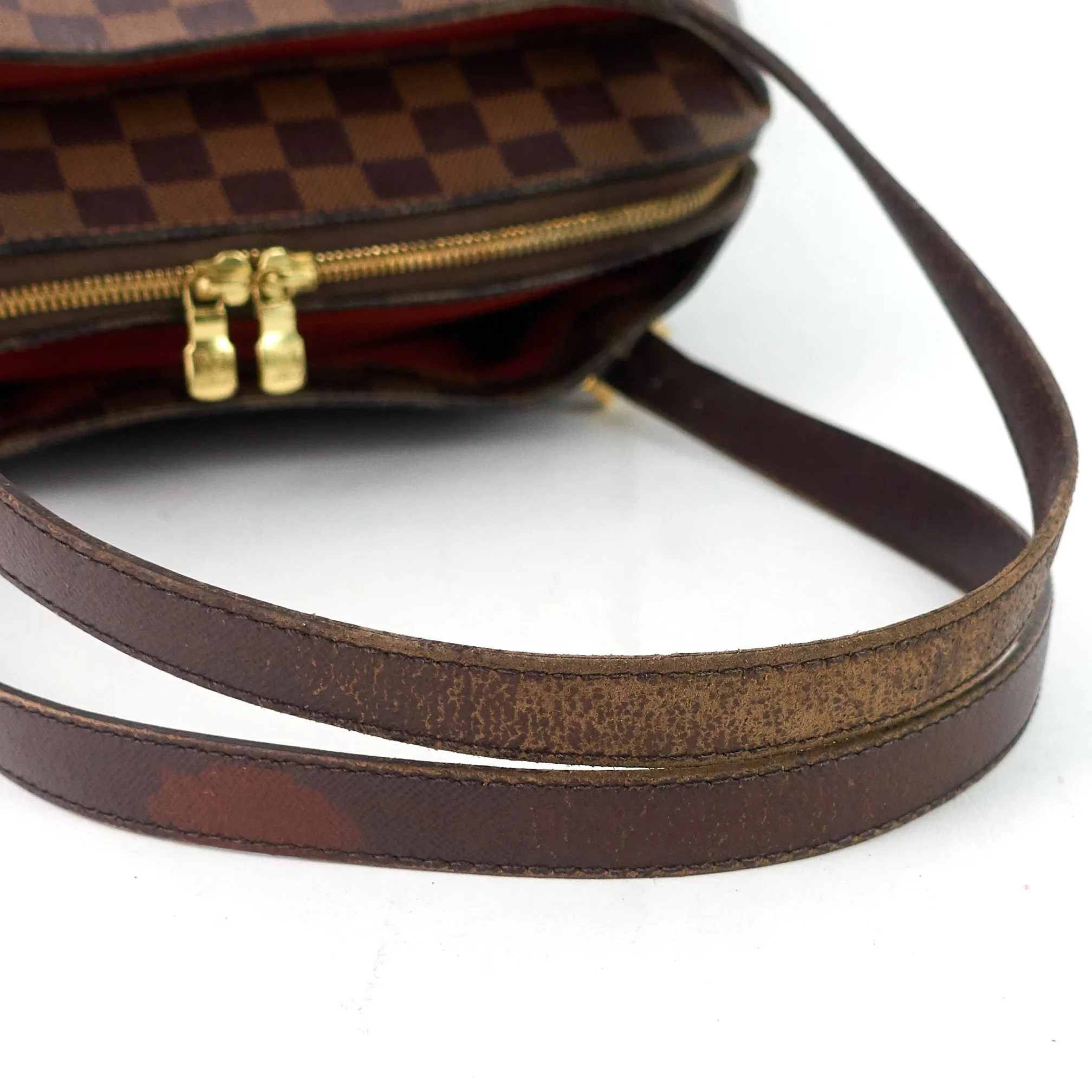 Damier MM Ebene Flat-rate discount Belem Bag VUITTON Limited-time deal Canvas LOUIS