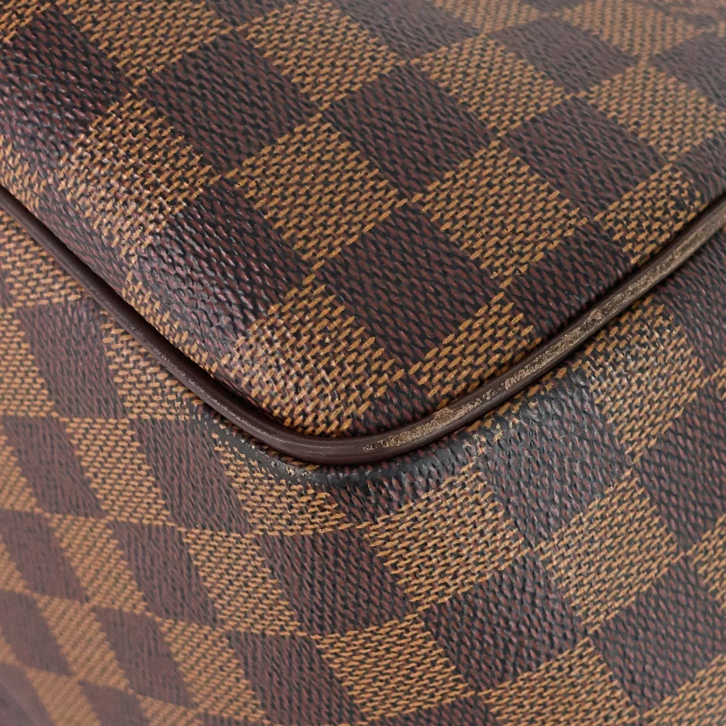 Damier MM Ebene Flat-rate discount Belem Bag VUITTON Limited-time deal Canvas LOUIS
