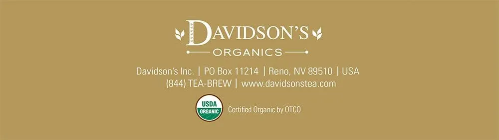 Davidson's Organics, English Breakfast, 100-count Individually Wrapped Tea Bags