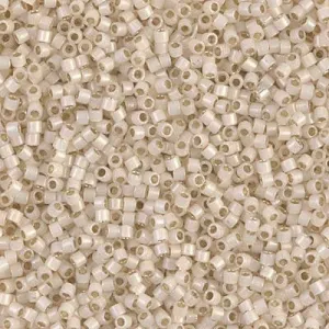 DB 1451, Porcelain Opal Silver-lined - Miyuki Delica Beads - Size 11 - 5 grams - Japanese Cylinder Seed Beads - Wholesale & Retail