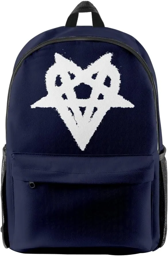 Destroy Lonely Backpack Three-piece Sets Casual Oxford Cloth Travel Bag Unisex Stylish Shoulder Bags (YM8997A06,One size)