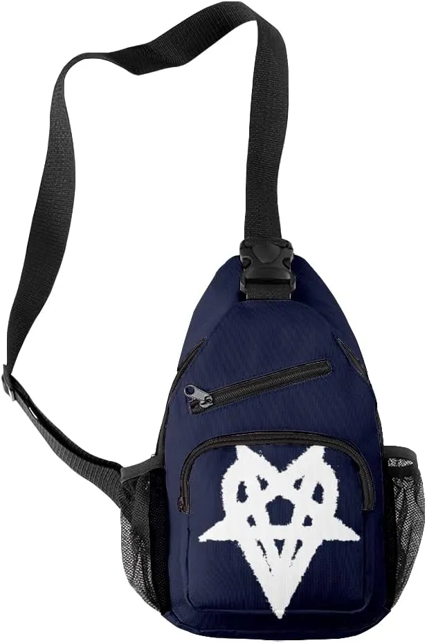 Destroy Lonely Backpack Three-piece Sets Casual Oxford Cloth Travel Bag Unisex Stylish Shoulder Bags (YM8997A06,One size)