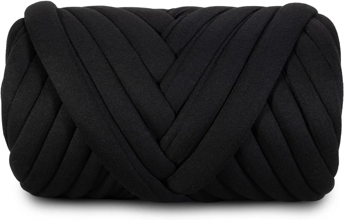 DIY, 2.2 LBS of Soft Polyester Bulky Yarn for Hand Knitting Blanket, Pillow, Handbag, Black, 41.5 Yards, Arm Knitting Yarn for Chunky Braided Knot Throw Blanket, Weave Craft Crochet