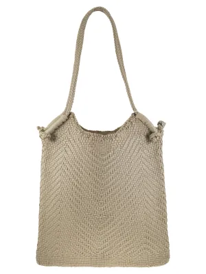 Dragon Minga Tote Woven Leather Bag
