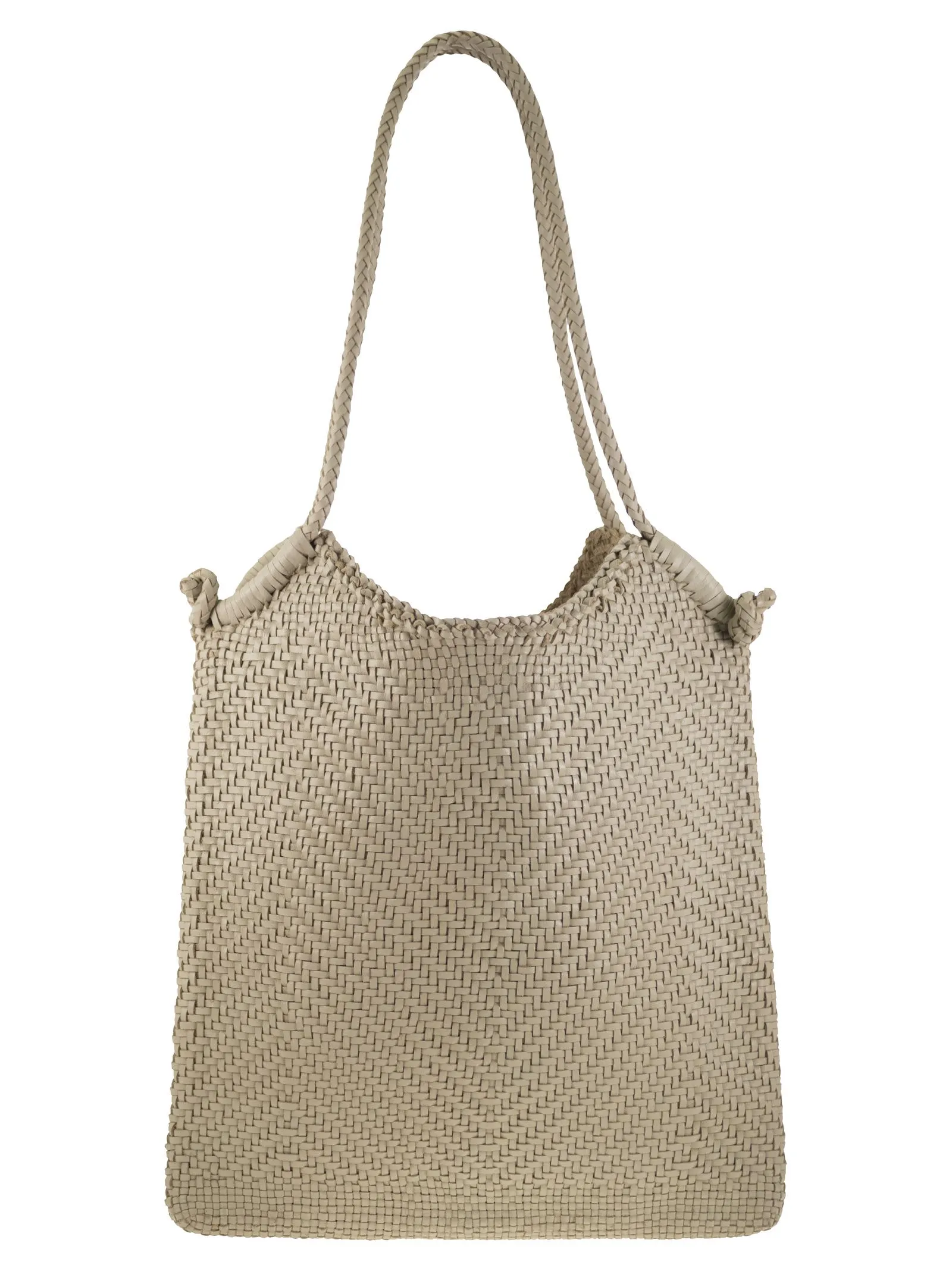 Dragon Minga Tote Woven Leather Bag