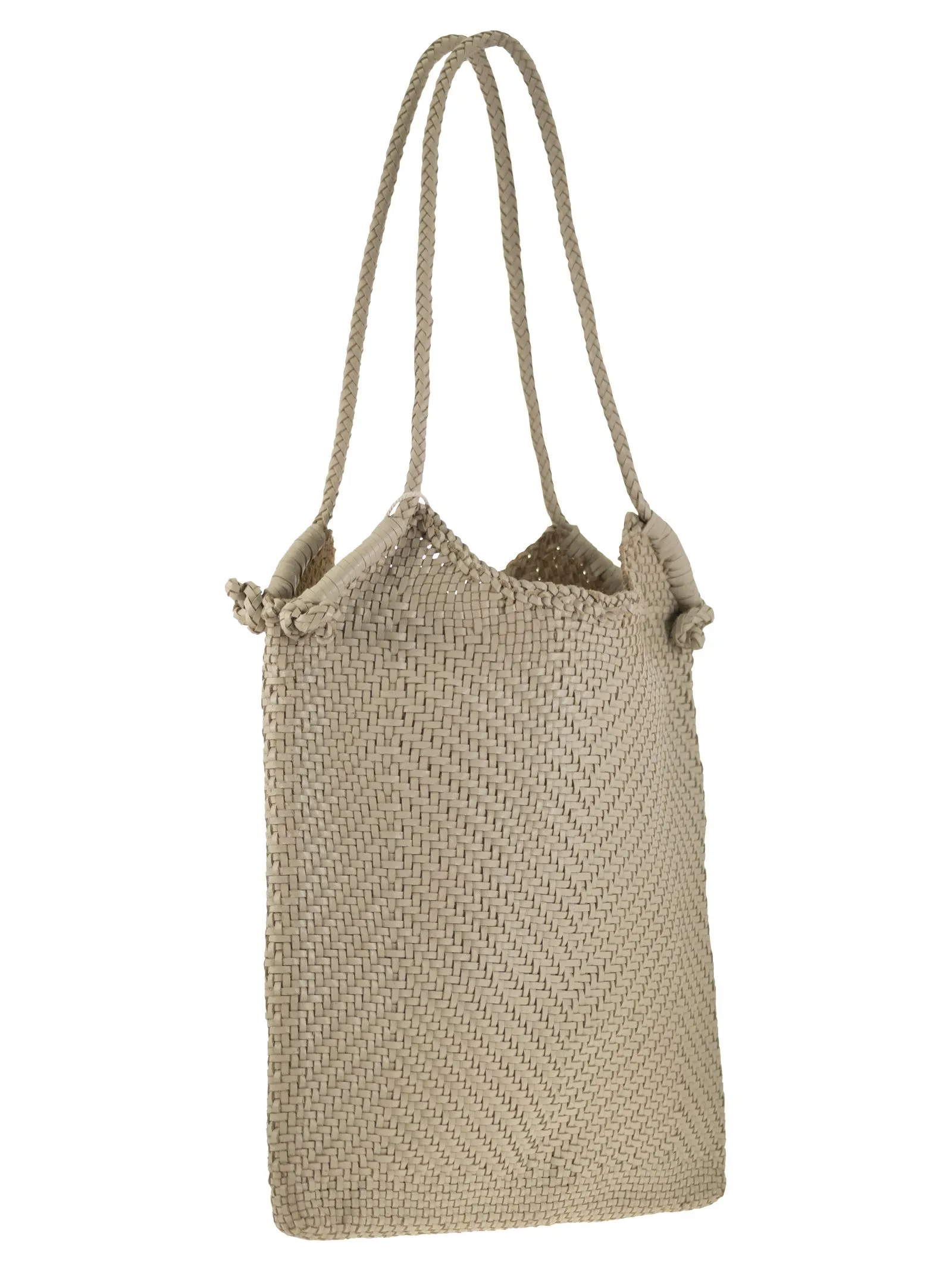 Dragon Minga Tote Woven Leather Bag