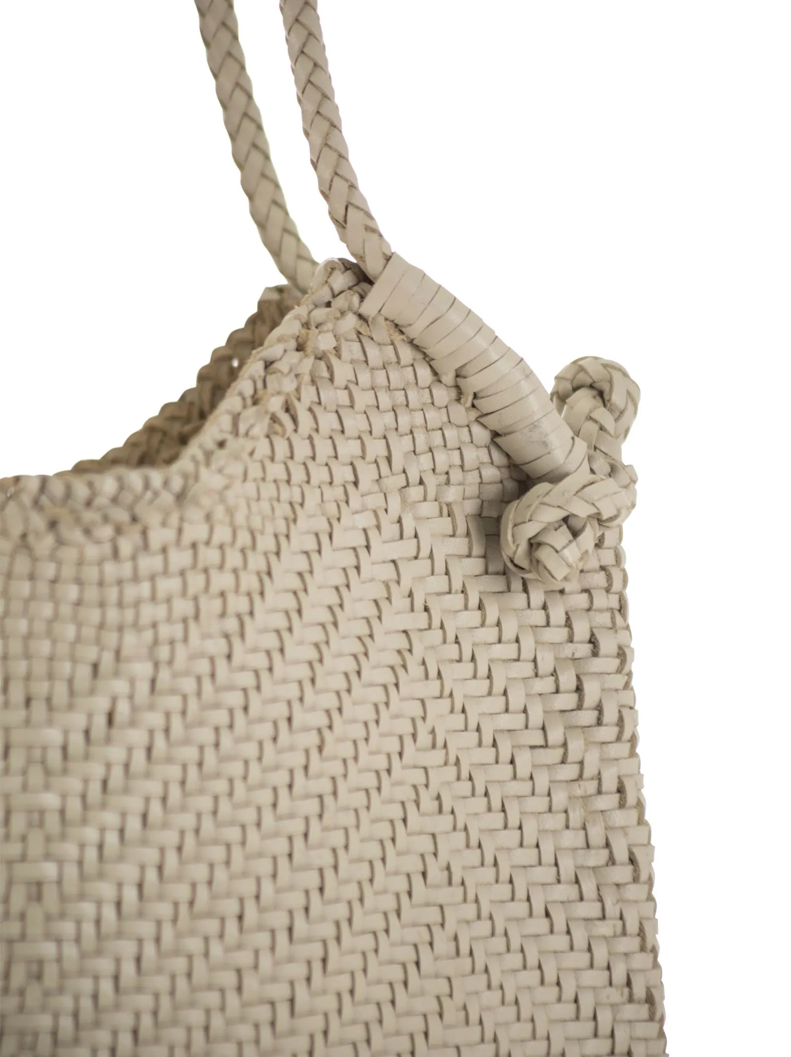 Dragon Minga Tote Woven Leather Bag