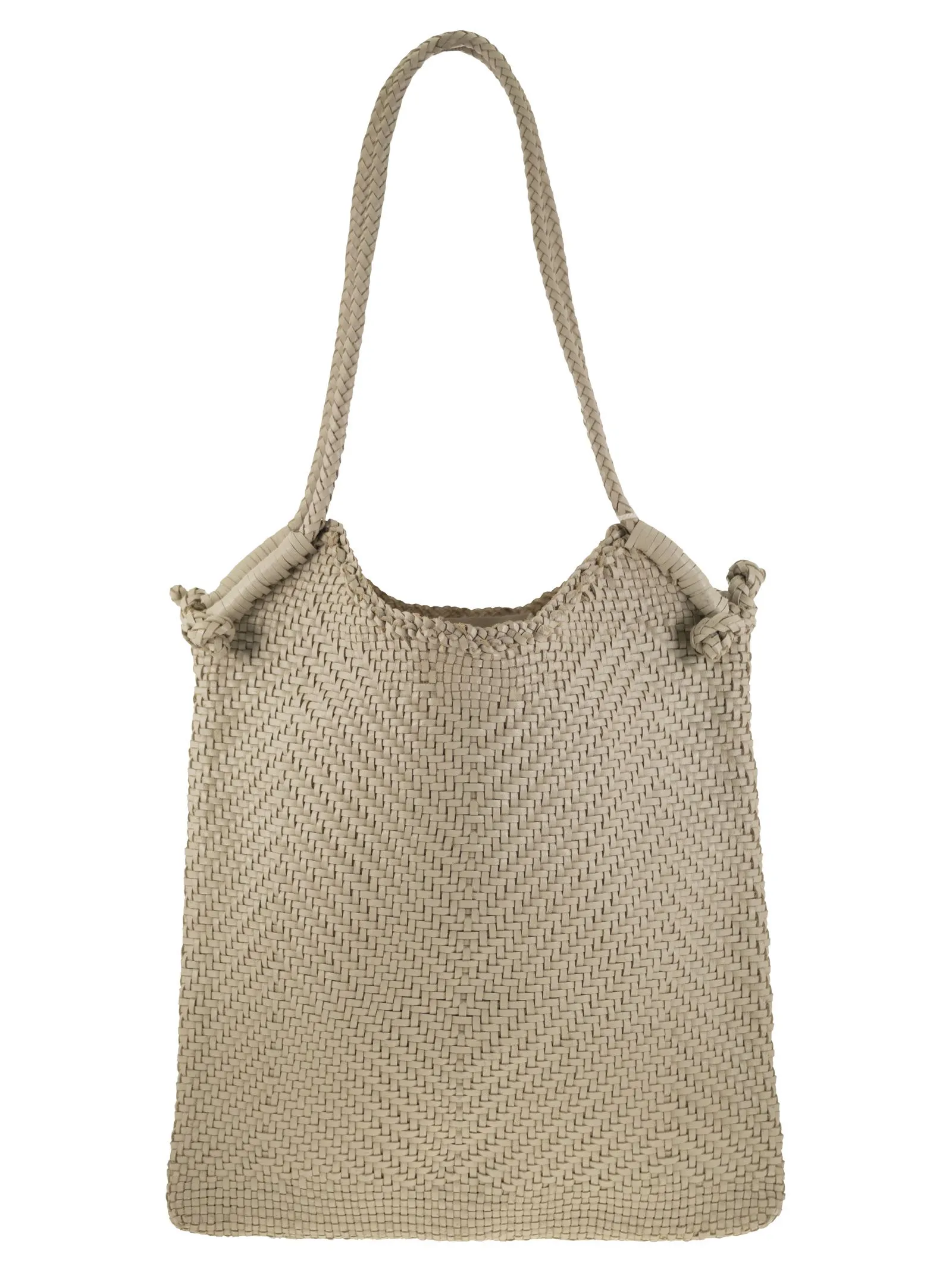 Dragon Minga Tote Woven Leather Bag