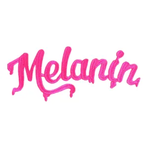 Dripping Melanin Patch (9 Inch) Premium Quality Iron-On