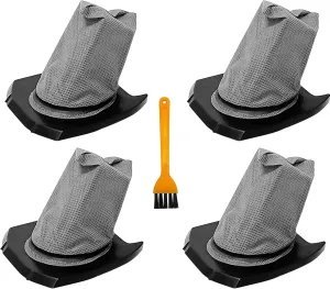 Eagles 4PCS Replacement Vacuum Filter Bags compatible with Dirt Devil Vibe 3-1 Bagless Vacuum Stick Vac with Handheld SD20020, SD20020FDI, SD20020PLFDI, SD20020TEFDI, Part #F77, 440003993,