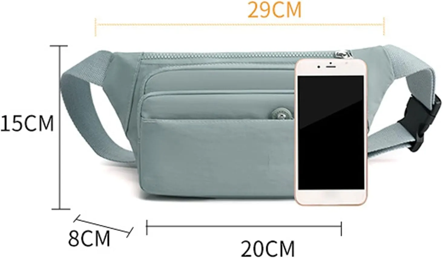 Fanny Pack Casual Fashion Waist Bag Simple Waist Bag Outdoor Sports Shoulder Bags Crossbody Chest Bags (Pink)