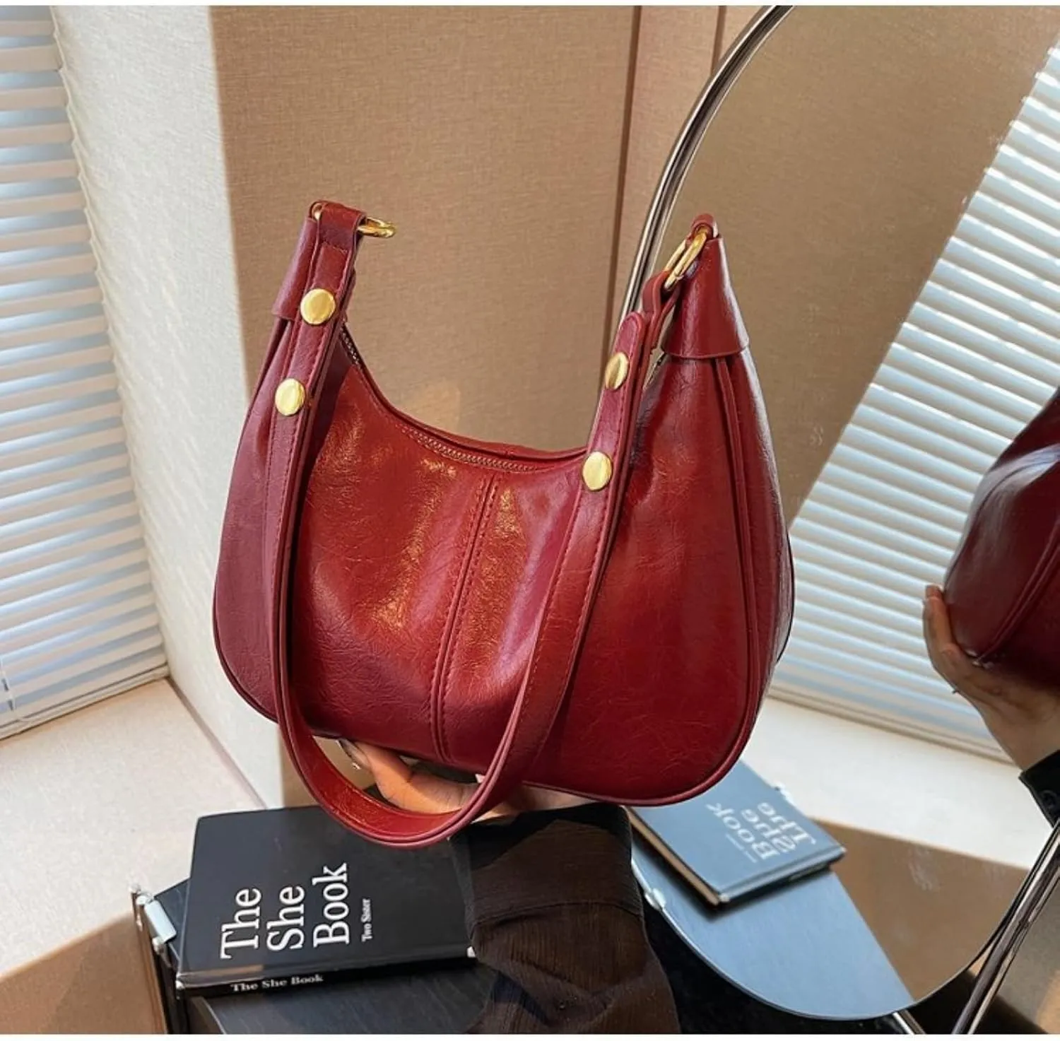 Fashion Simple Women's Bag, Large Capacity Vintage Embroidery Line Small Square Bag, Shoulder Crossbody Bag