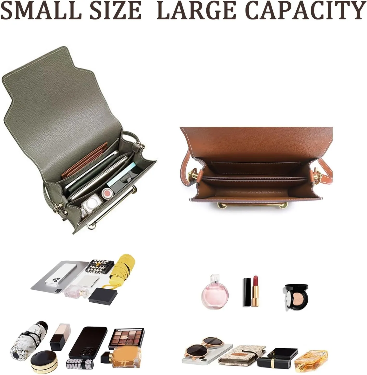 Fashion Vegan Leather Shoulder Bag Small Crossbody Purses Handbags with Adjustable Strap For Travel Shopping and Work