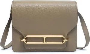 Fashion Vegan Leather Shoulder Bag Small Crossbody Purses Handbags with Adjustable Strap For Travel Shopping and Work