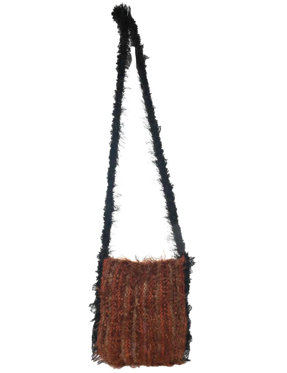 Faux Fur Cross Body Bag - S