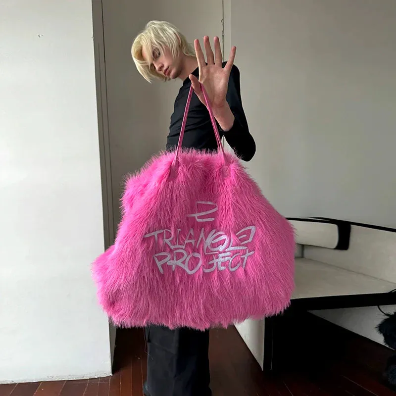 Faux Fur Tote Bag