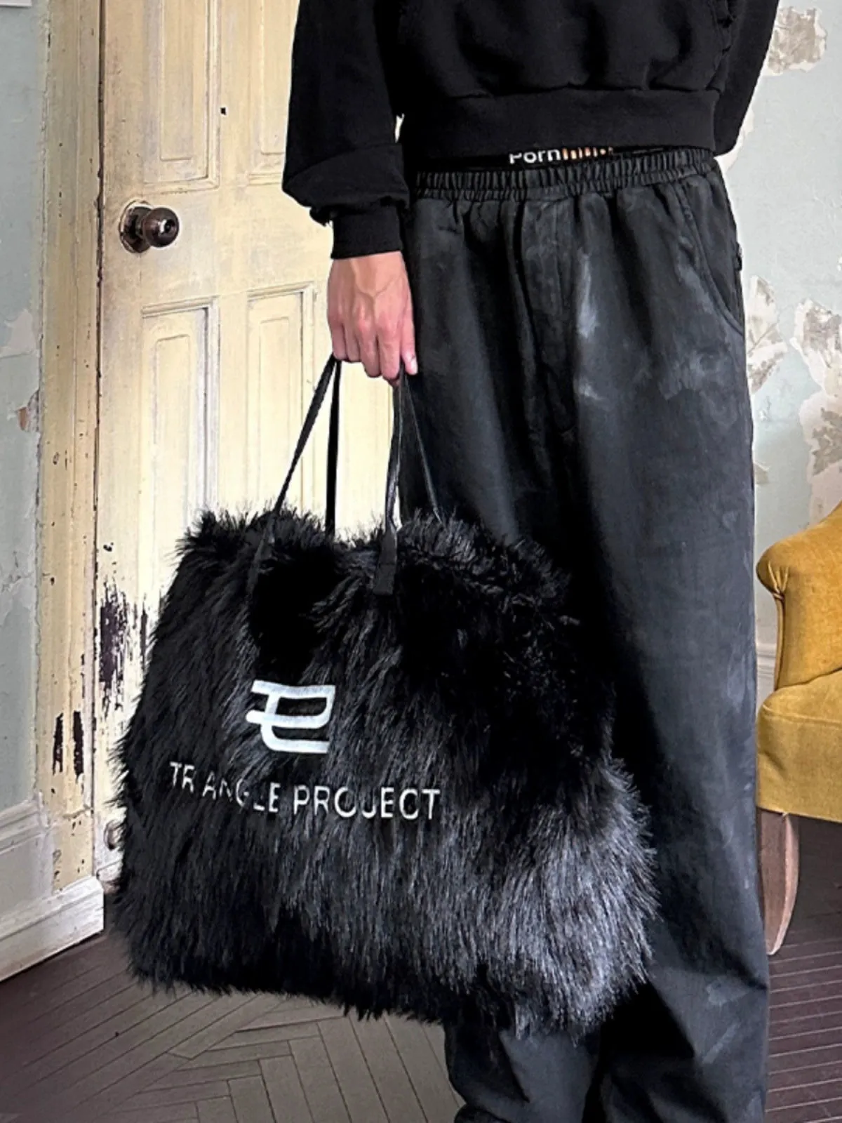 Faux Fur Tote Bag