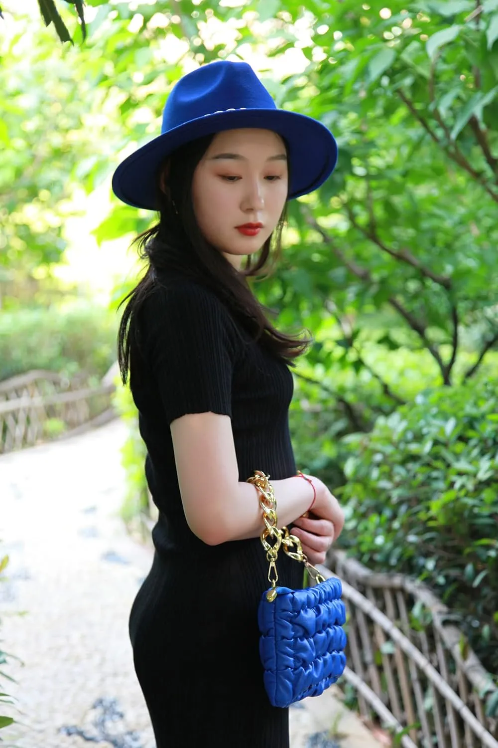 Fedora Hats for Women，FeltPanama Hat，womens fedora