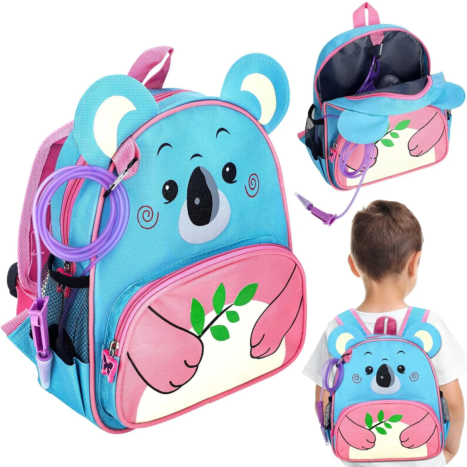 Feeding Tube Backpack g Tube Gj Backpack for Enteral Feeding Pump Gtube Accessories, Bag Only(Koala)