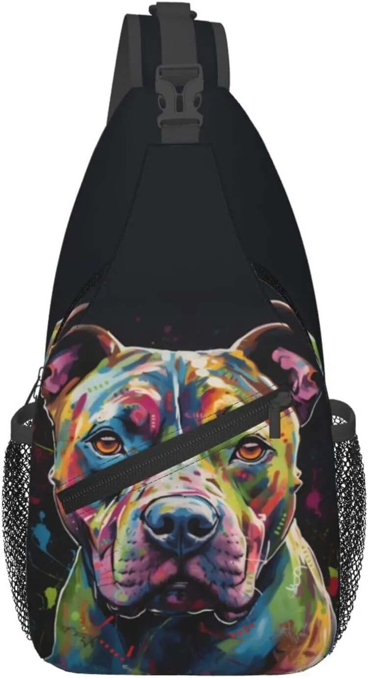 Flames Burning Fire Crossbody Chest Bags for Women, Small Crossbody Shoulder Bag Sling Bag Travel Hiking Daypack