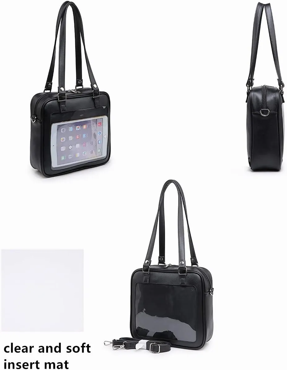 Floette Ita Bag Crossbody Bag Shoulder Purse Pin Display Bag Anime Bag DIY Cosplay Comic Con with Insert