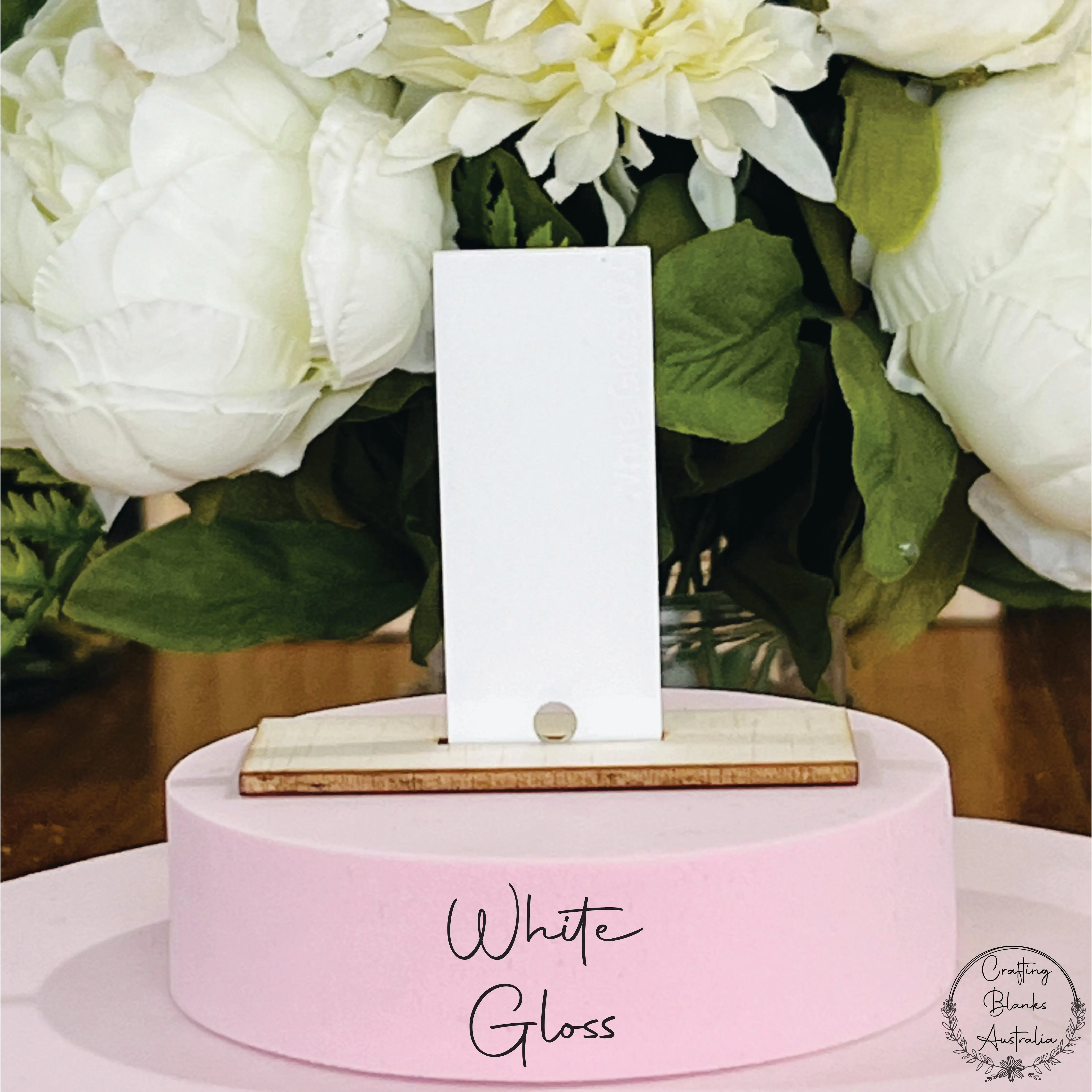 Flower • Double Layer • Blank Bag Tag • 65mm