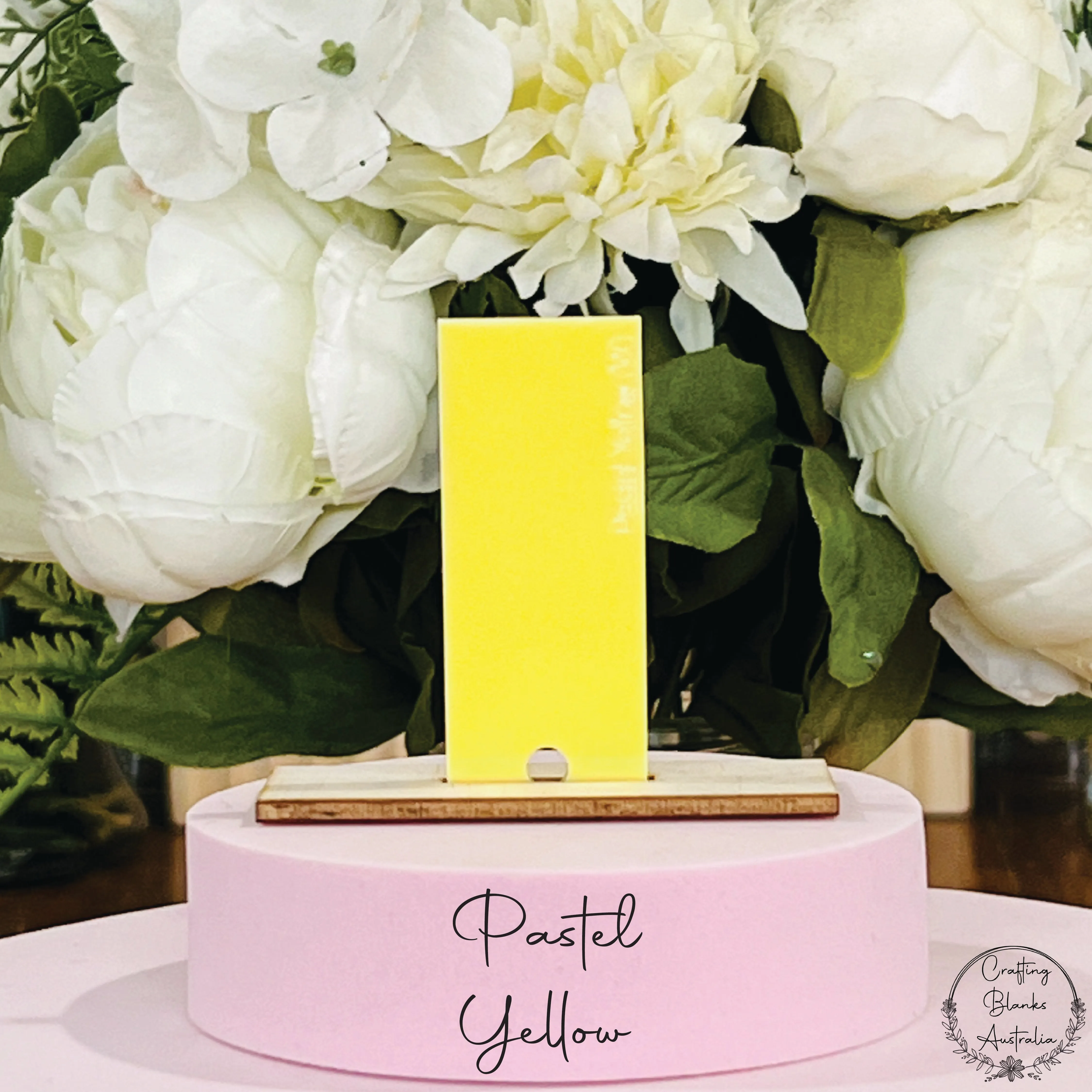 Flower • Double Layer • Blank Bag Tag • 65mm
