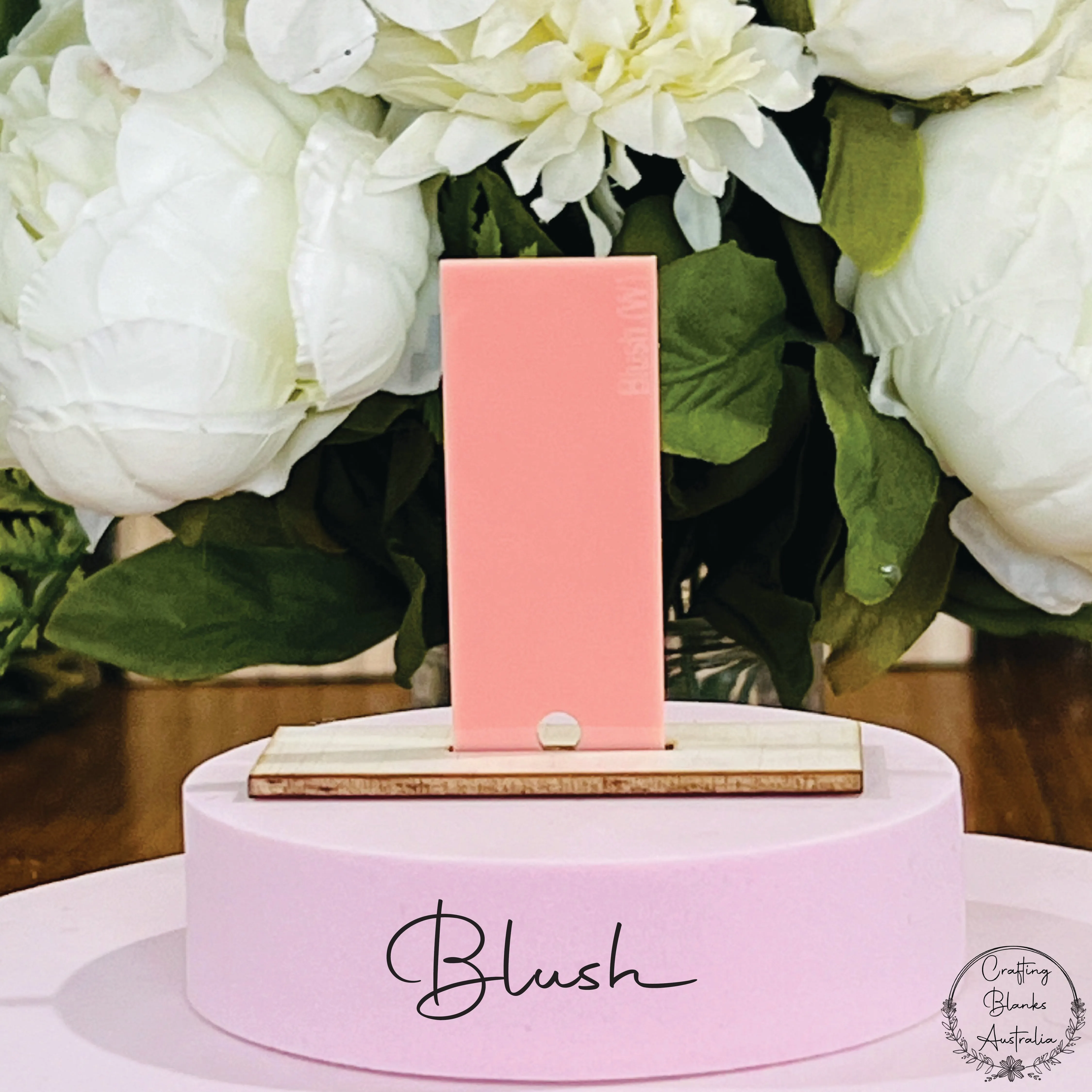 Flower • Double Layer • Blank Bag Tag • 65mm