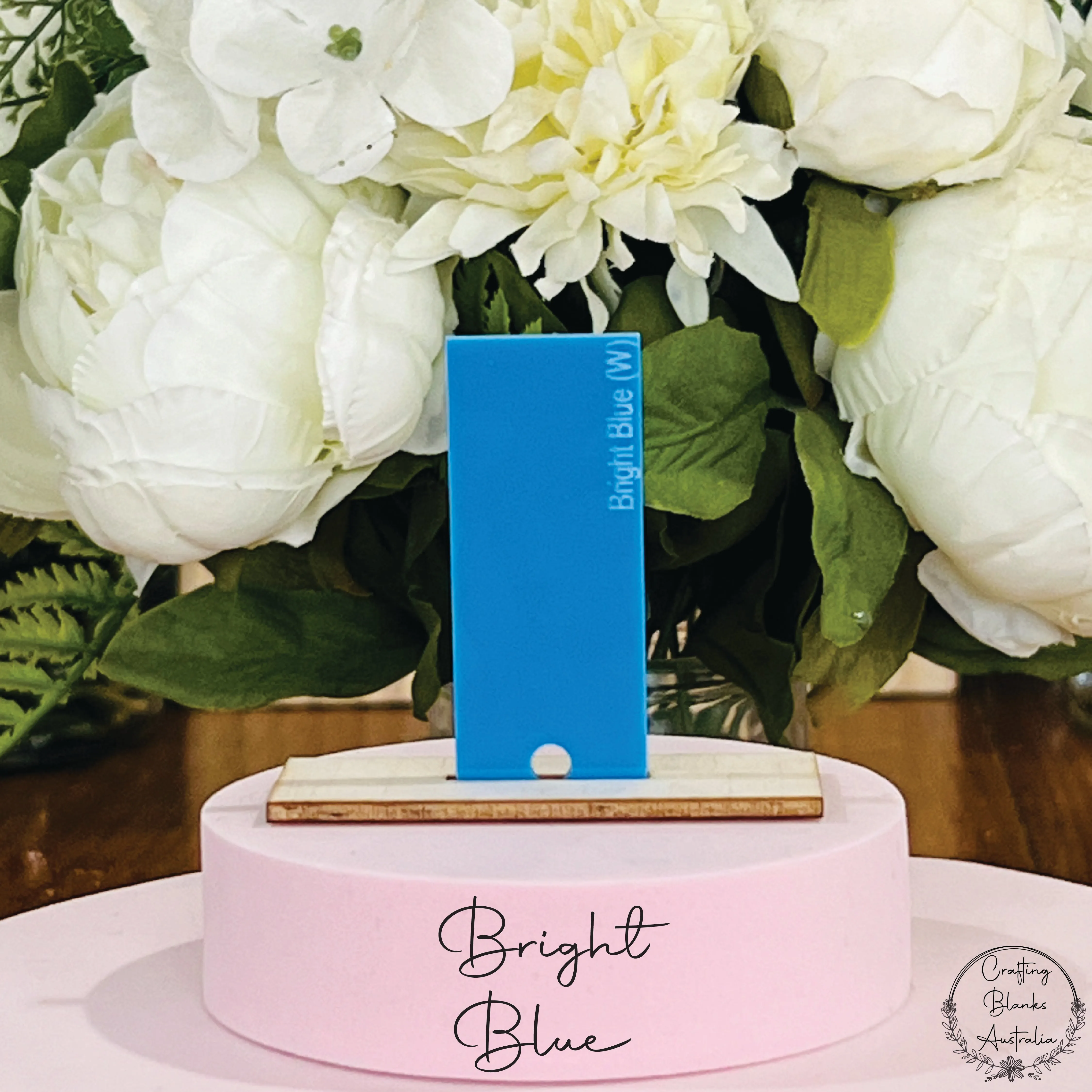 Flower • Double Layer • Blank Bag Tag • 65mm