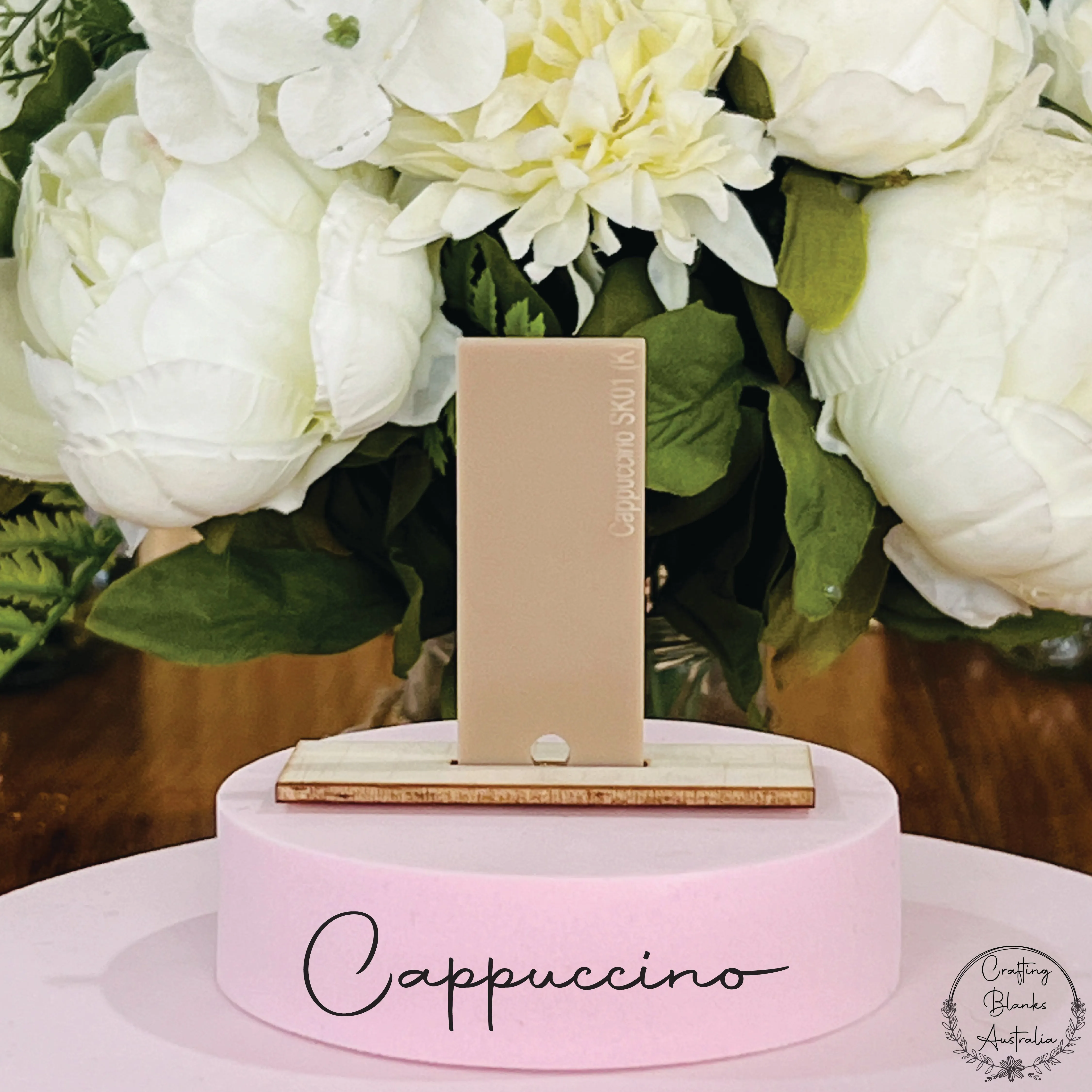 Flower • Double Layer • Blank Bag Tag • 65mm