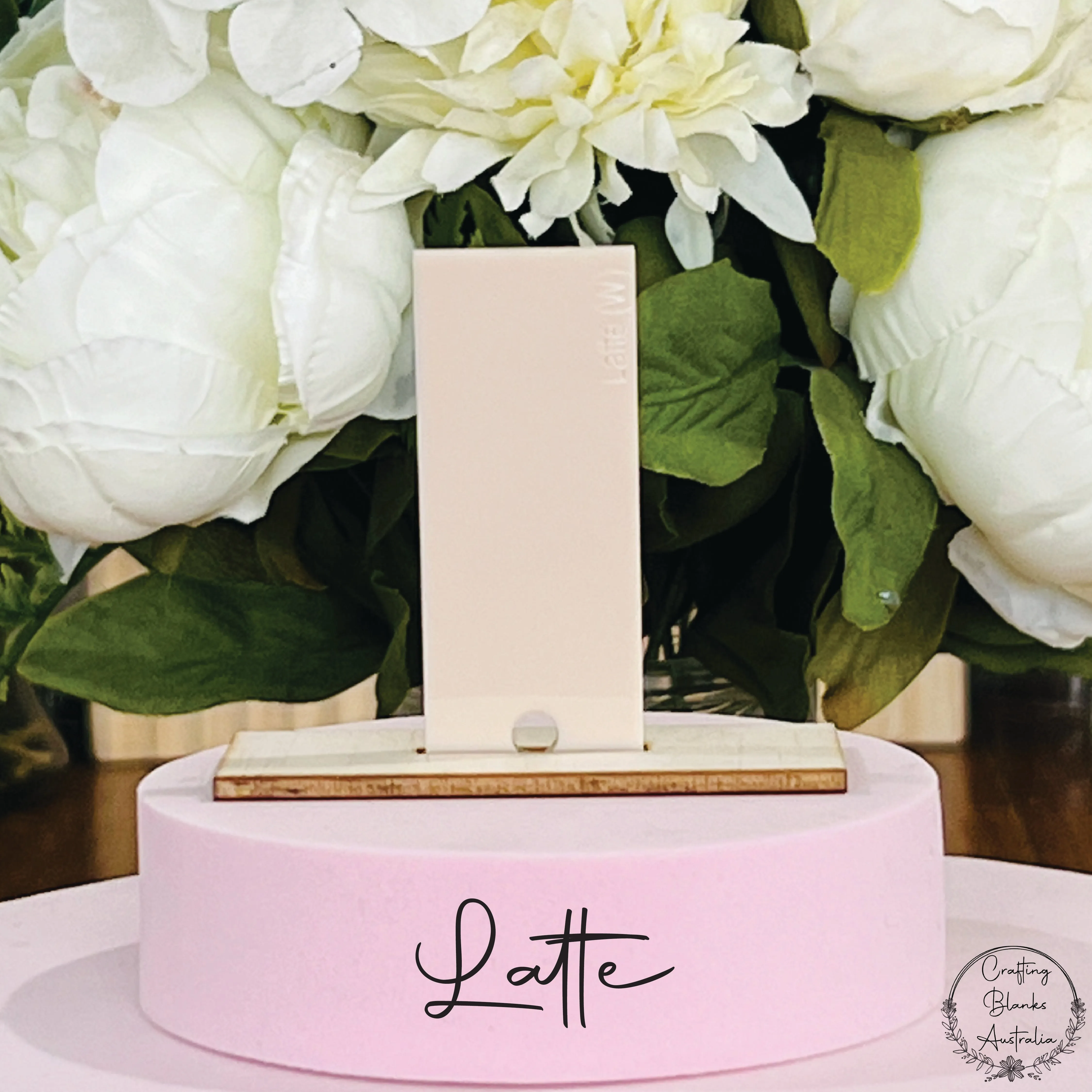 Flower • Double Layer • Blank Bag Tag • 65mm