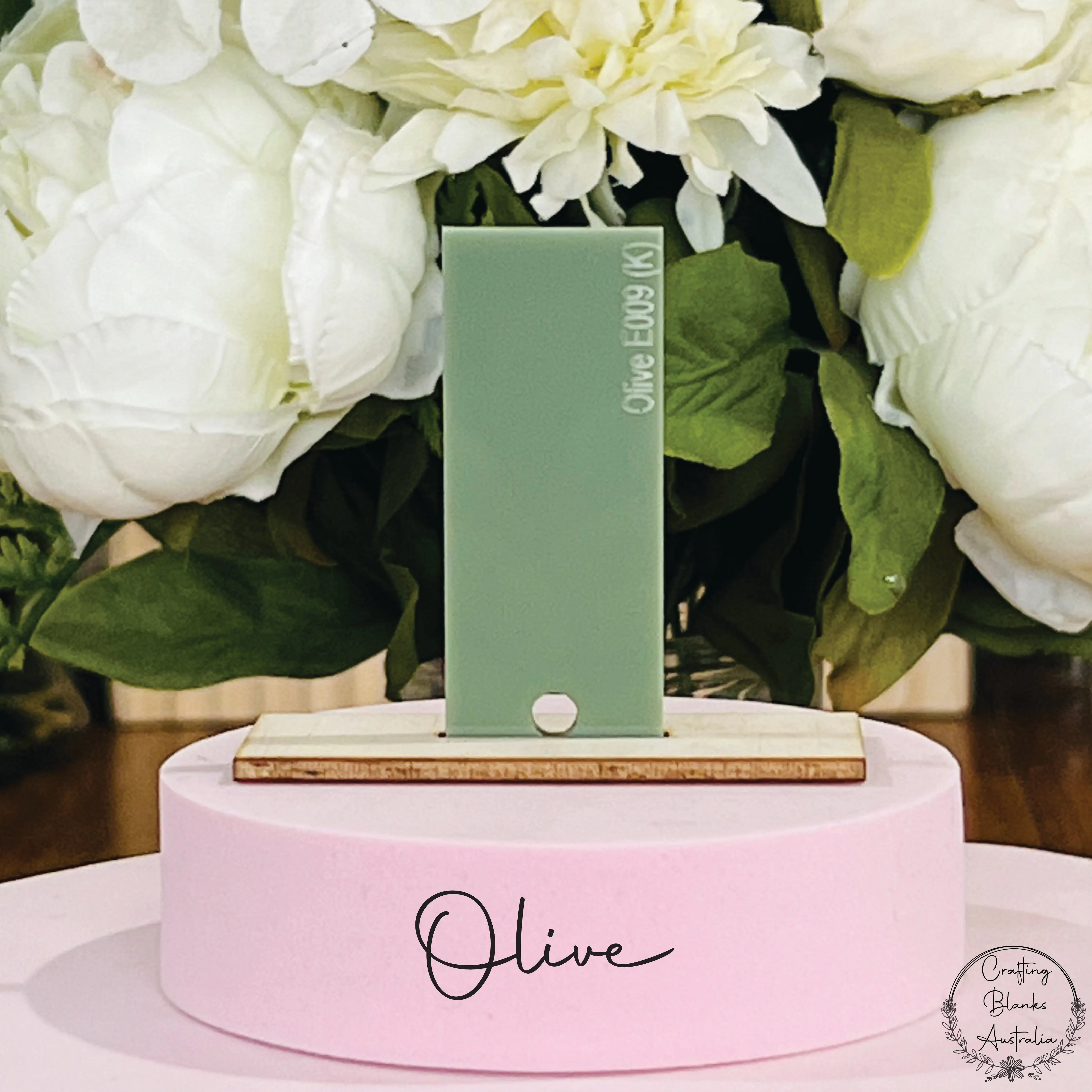 Flower • Double Layer • Blank Bag Tag • 65mm