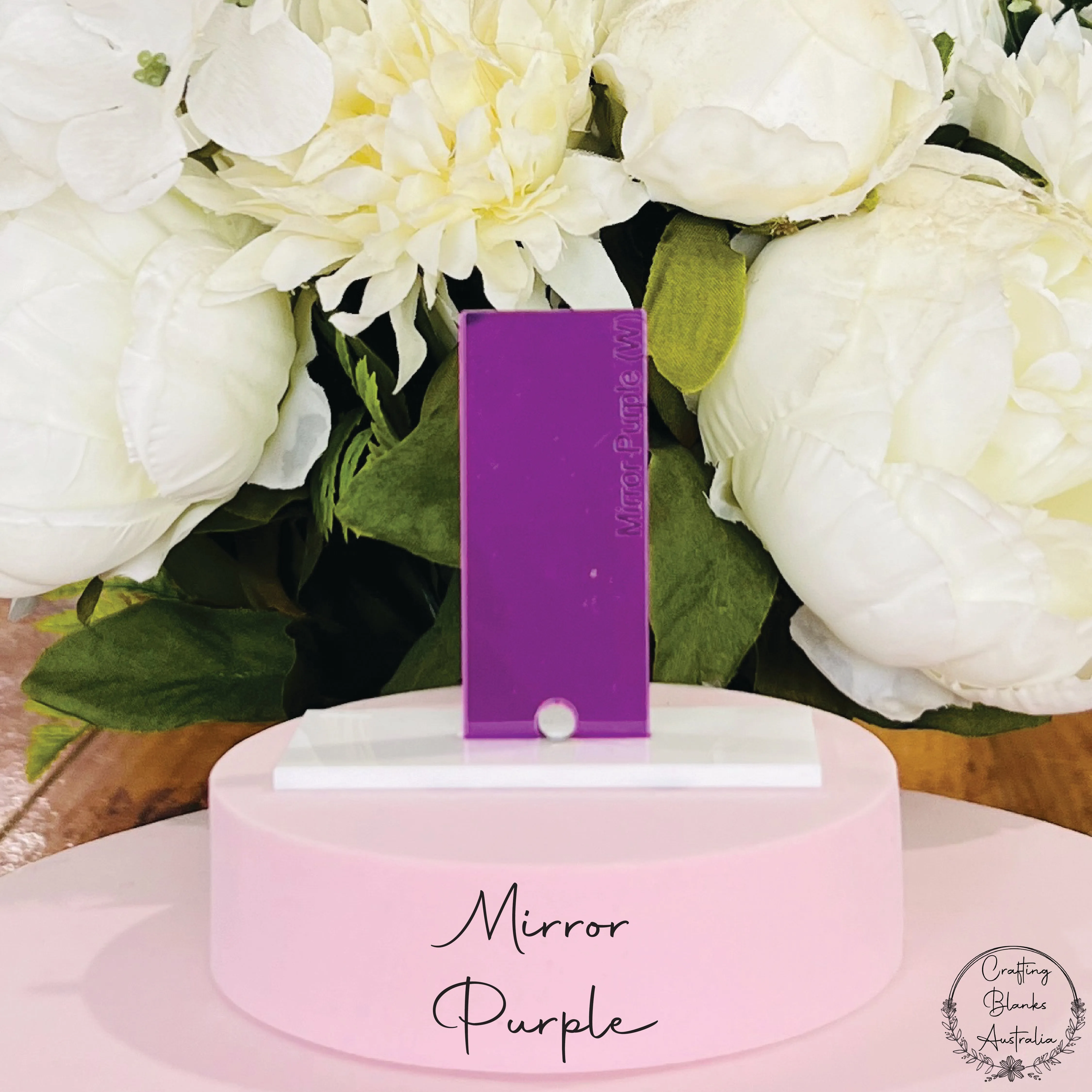 Flower • Double Layer • Blank Bag Tag • 65mm