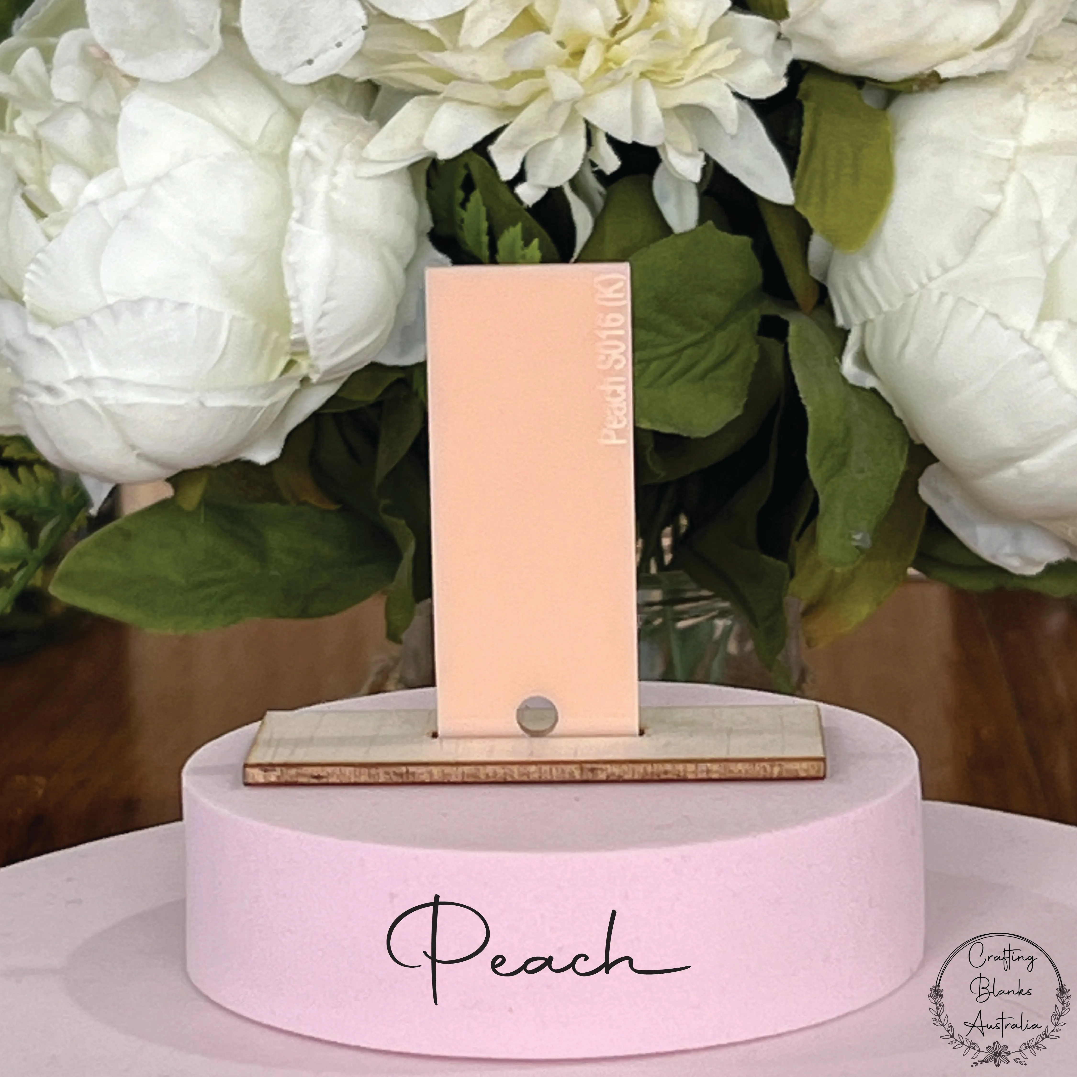 Flower • Double Layer • Blank Bag Tag • 65mm