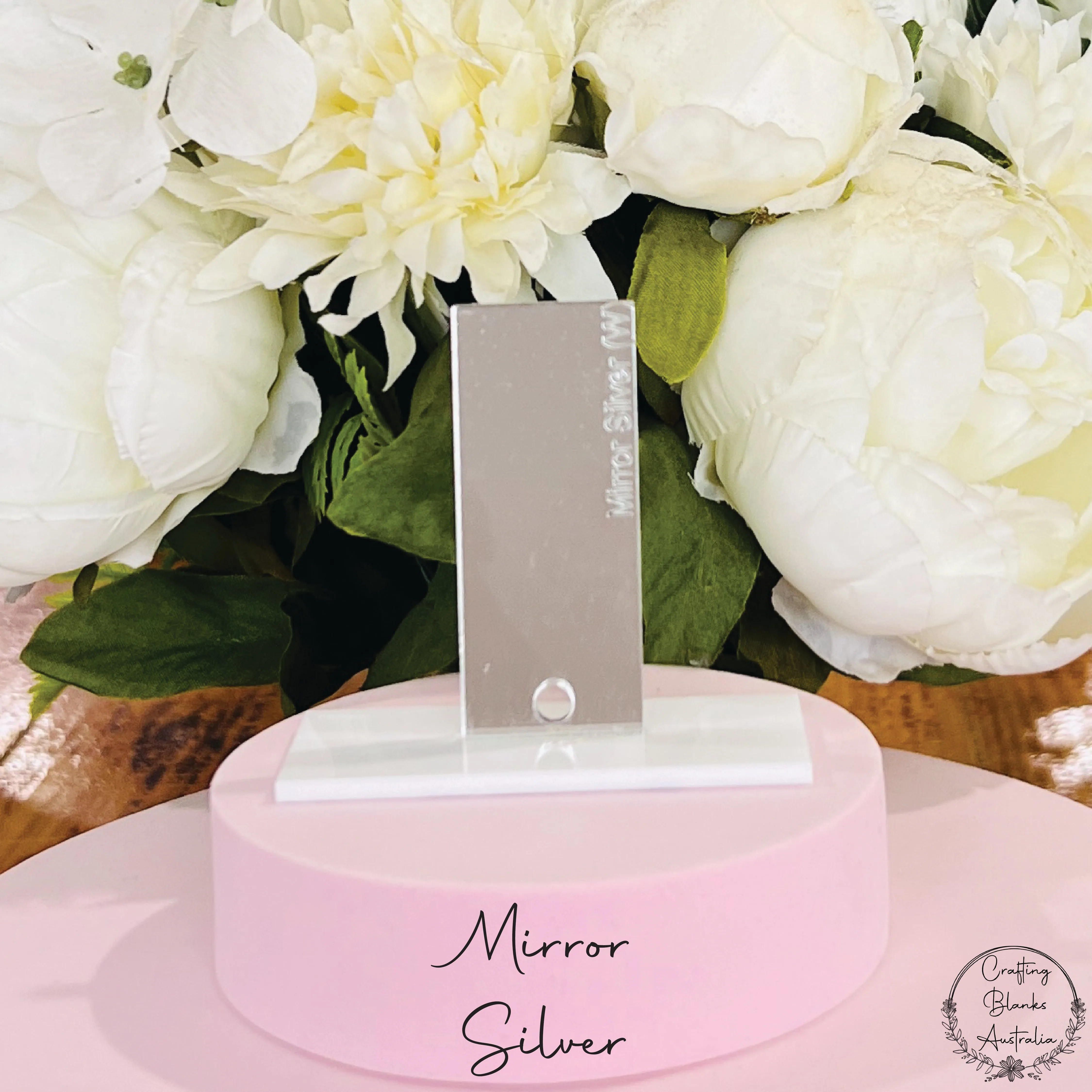 Flower • Double Layer • Blank Bag Tag • 65mm