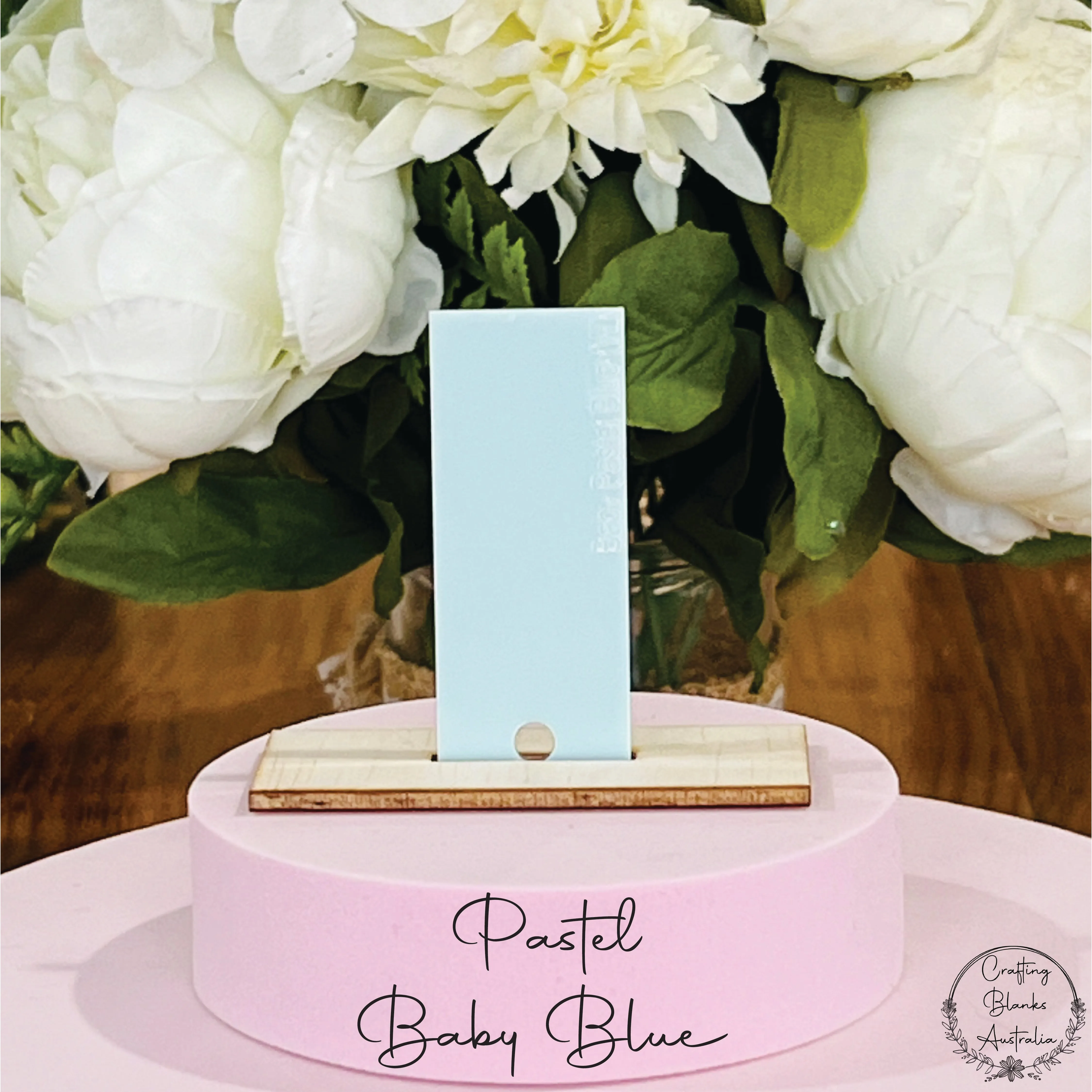 Flower • Double Layer • Blank Bag Tag • 65mm