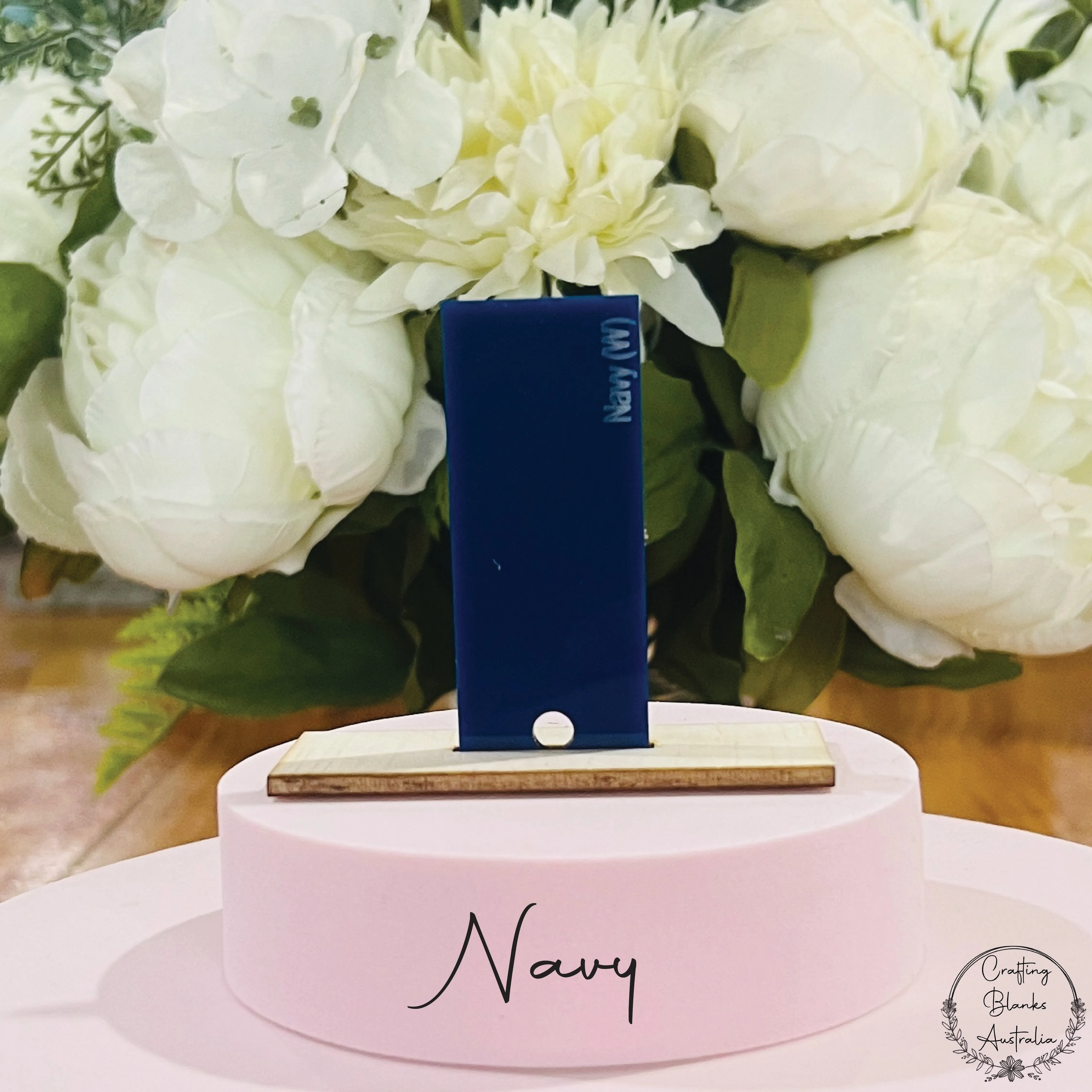 Flower • Double Layer • Blank Bag Tag • 65mm