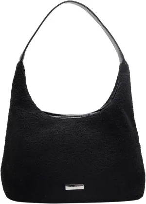 Fluffy Purse Faux Fur Hobo Bag Cute Furry Crossbody Bag Large Capacity Tote Bag
