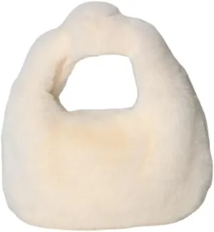 Fluffy Tote Bag, Cute Lady Plush Purse Cute Mini Handbag Plush Dumpling Bag Y2K Plush Purse