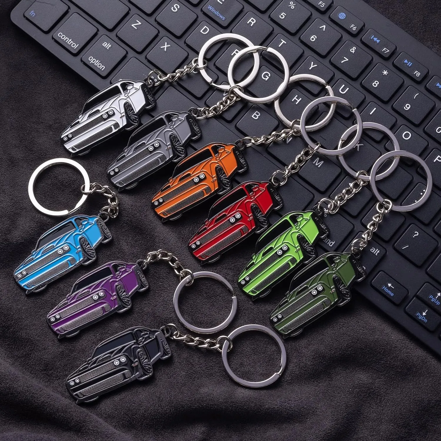 for Challenger Keychain Accessories SRT,Key Chain for Dodge Challenger SRT SXT