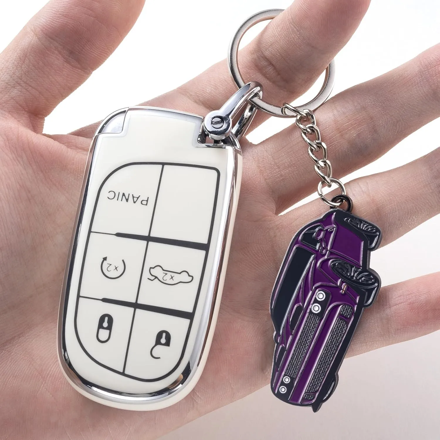 for Challenger Keychain Accessories SRT,Key Chain for Dodge Challenger SRT SXT