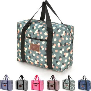 FUNSEED Travel Duffel Bags for Women and Men, 78L Large Waterproof Carry-on Luggage Bag (Green, Small 21L)