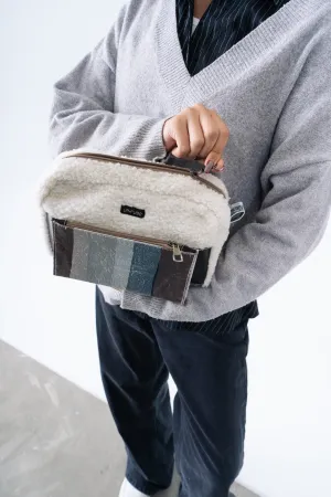 Fur Pouch in Brown Haze