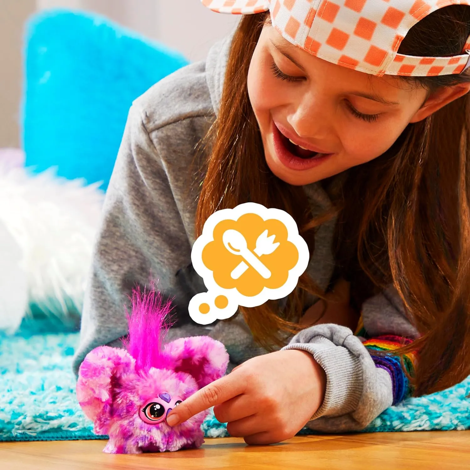 Furby Furblets 2-Pack, Mini Friends Ray-Vee & Hip-Bop, 45  Sounds Each, Music & Furbish Phrases, Electronic Plush Toys, Rainbow & Pink/Purple, Ages 6  (Amazon Exclusive)